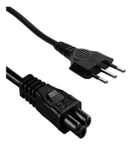Comprar Cable De Poder Tipo Trebol De Alimentancion 1.8mts Negro