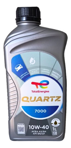 Aceite Motor Total Quartz 7000 10w-40 1 Litro Nafta Y Diesel