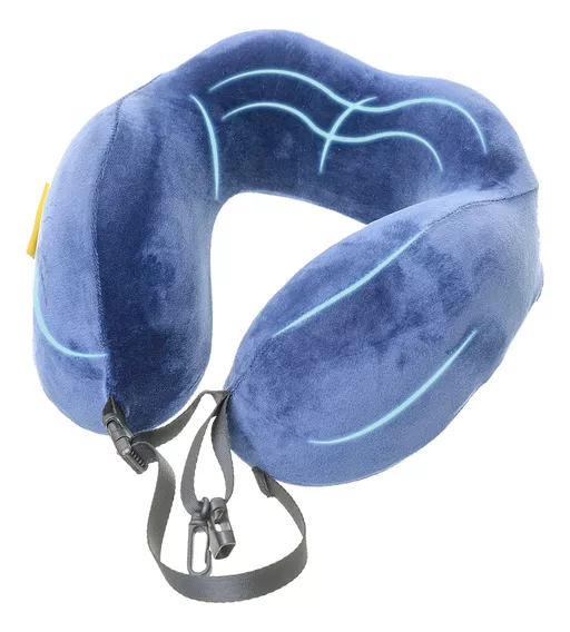 Almohada Viajera Cojin Cuello Espuma Inteligente Ergonomica