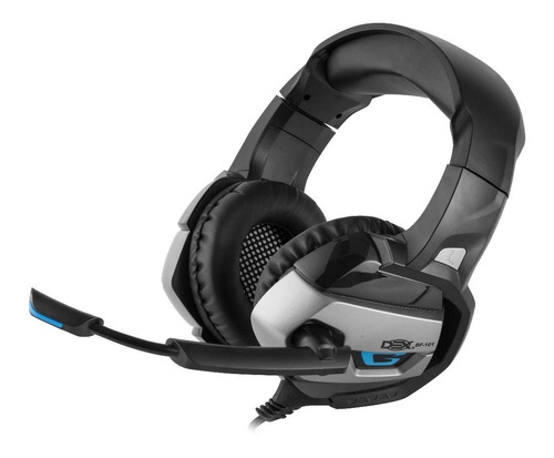 Auriculares Df-101 Dex 7.1 Surround Gamer, color negro