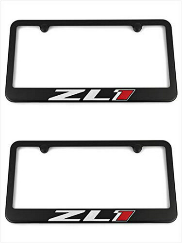 Marco - Vestian Zl1 Camaro Black Car License Plate Frame Cov