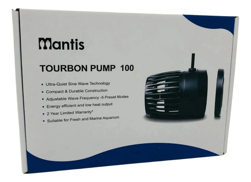 Bomba Circulação Mantis Tourbon 100 6000l/h C/ Controlador