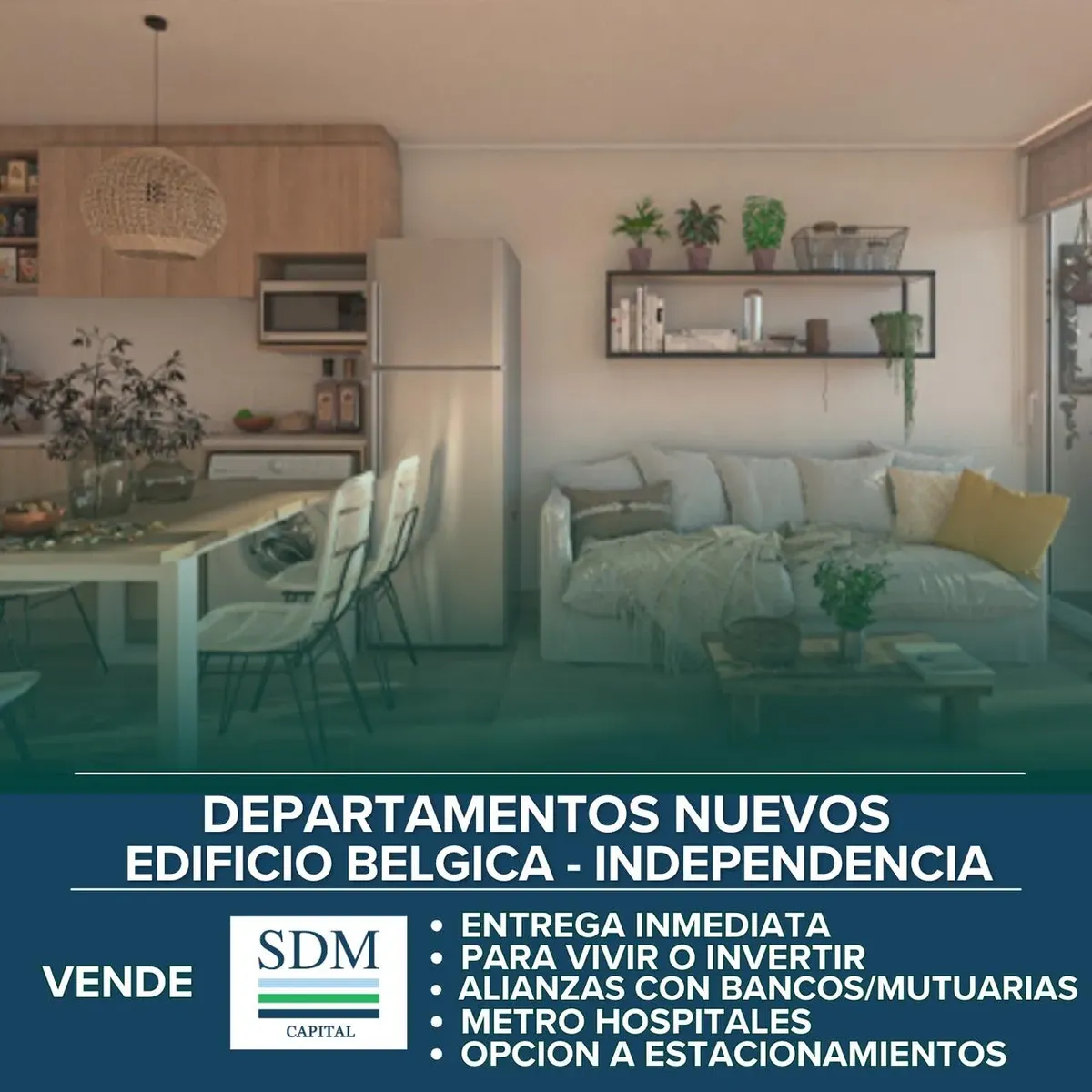 Imagen 1 de 22 de Departamentos Nuevos En Independencia, Subsidio Tasa