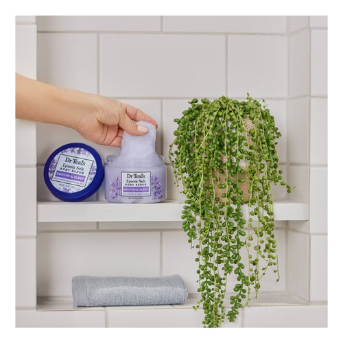 Dr Teal's Exfoliante Corporal Epsom Salt Shoote & Sleep. Lavanda