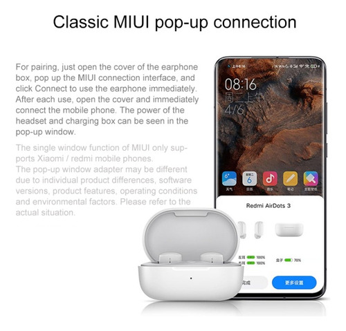 Xiaomi Redmi Airdots 3 Earphones White Blanco