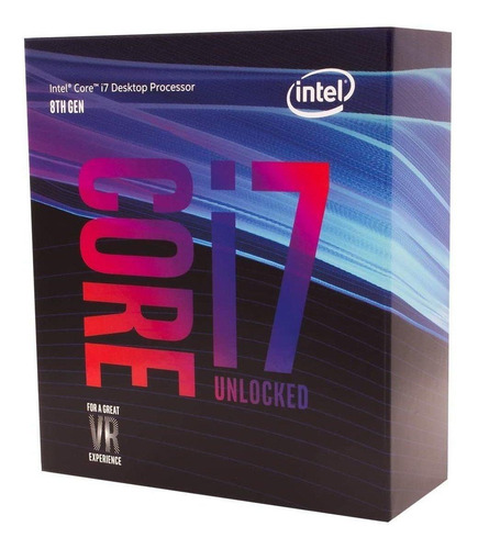 Procesador gamer Intel Core i7-8700K BX80684I78700K de 6 núcleos y 4.7GHz de frecuencia con gráfica integrada