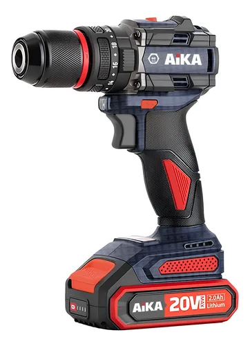 Furadeira E Parafusadeira A Bateria Aika 13mm 20v 2.0ah