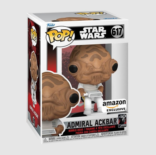 Funko Pop! Star Wars: Admiral Ackbar #617 Amazon Exc