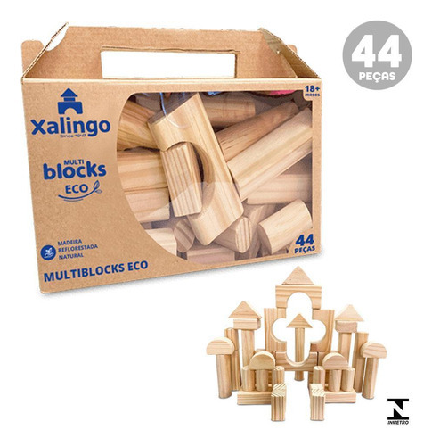 Xalingo 54721 Blocos De Montar Multiblocks Eco 44pcs 