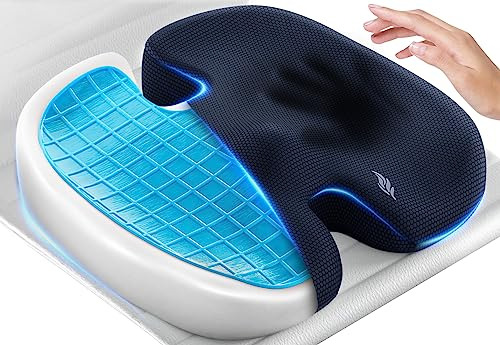 Top Comfort Orthopedic Seat Cushion, For Sciatica, Coccyx, B