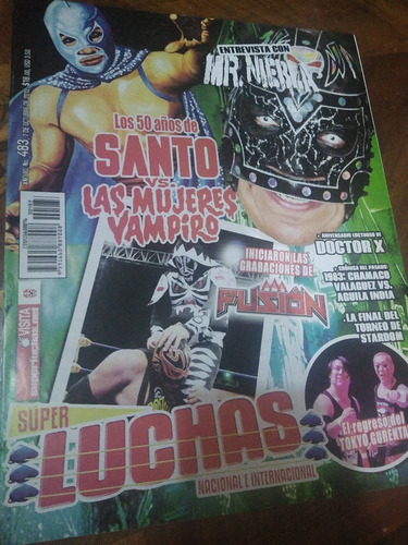 Super Luchas Especial 50 Años Santo Vs La Mujeres Vampiro