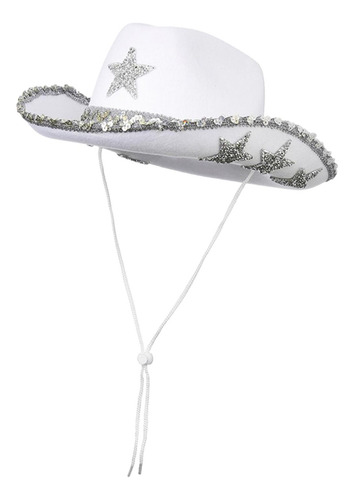 Sombrero De Vaquero Con Correa Ajustable Para La Barbilla,