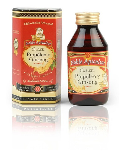 Propoleo Y Ginseng Natier Noble Apicultor Bebible 125cc 