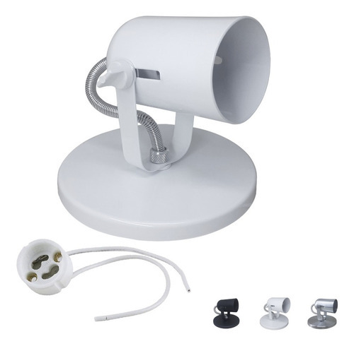 Lustre Luminaria Tipo Spot Dicroica Direcionavel Foco Cor Branco 110V/220V