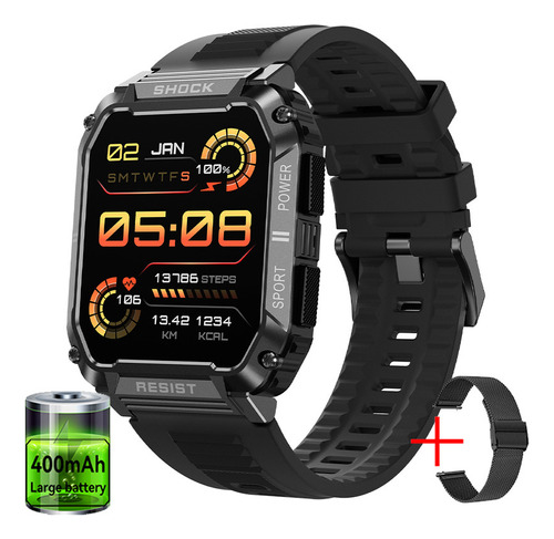 Reloj Inteligente T3 Smartwatch Pantalla Táctil 1.95inch