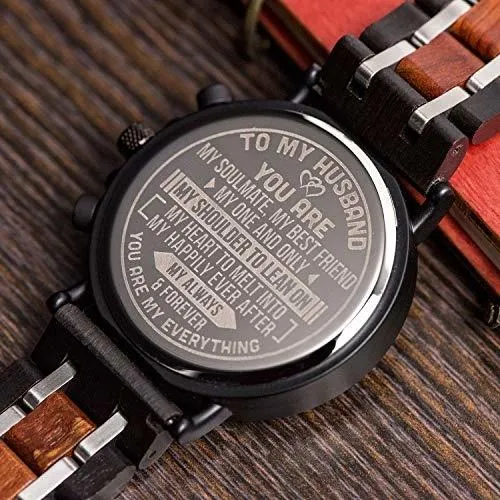 S18 1 Reloj De Madera Grabado Personalizado Relojes De Made