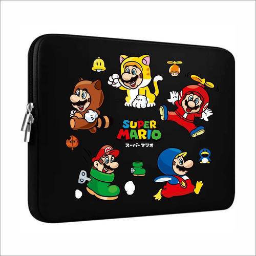 Sobre Funda Estuche Para Notebook De Super Mario Variantes