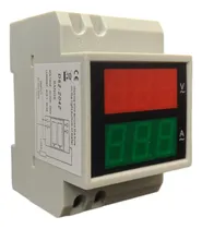 Comprar Voltimetro Amperimetro Digital Riel Din 80-300v \u002F 1-100a