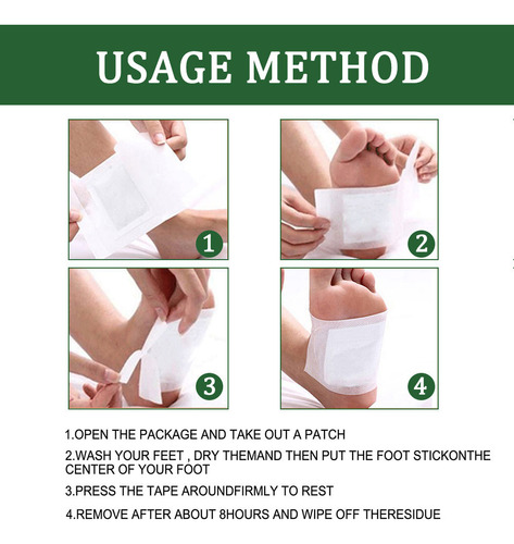 New 10pcs Detoxifying Foot Pads Deep Cleansing Weight Loss