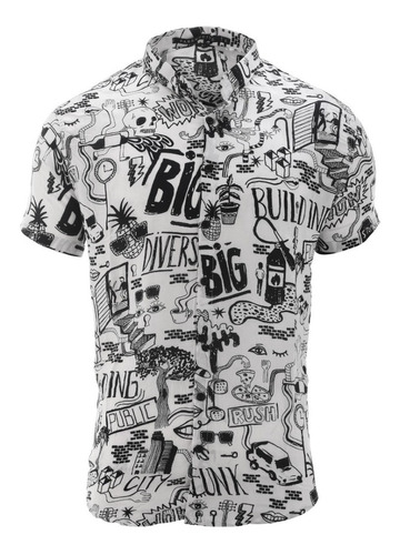 Camisa Hombre Farenheite M/c Big