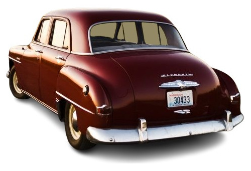 Insignia De Baul Dodge Plymouth 1950-1952 Cromado Inplamet