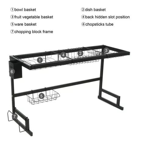 Escurridor De Trastes All In One Dos Niveles Kitchen Grande CUHER