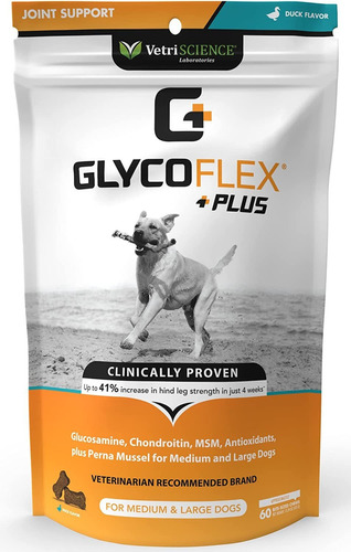 Vetriscience Glycoflex Plus Maximum Strength Hip  Joint Supp