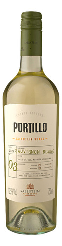 Portillo Salentein sauvignon blanc vinho argentino 750ml 