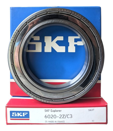 Rodamiento Sello Goma 6020-2rs1/c3 Marca Skf 