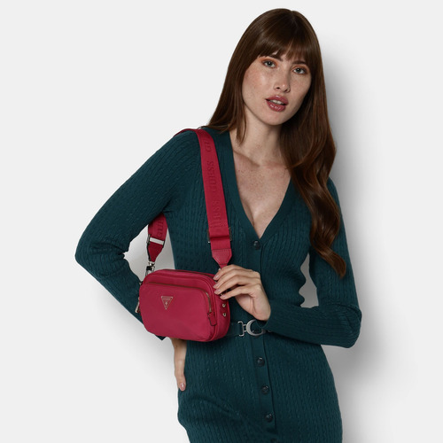 Bolsa Guess Camera Bag Crossbody 100% Original Nueva