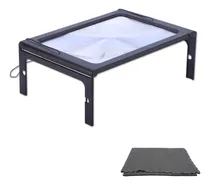 Comprar Lupa De Lectura Iluminada Grande 4a 3x Lupa De Lectura Luces