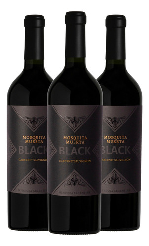 Vino Mosquita Muerta Black Cabernet Sauvignon Caja X 3 750ml