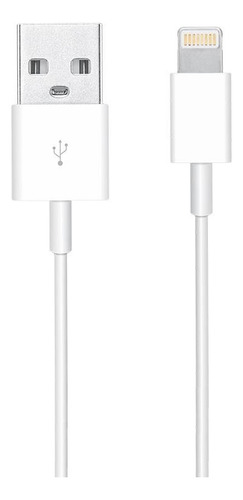 Kit 2 Cabo Carregador Para iPhone 6 7 8 X 11 12 13 14 Promax Cor Branco