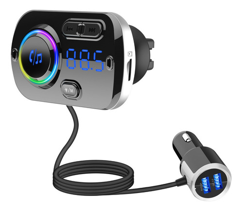 Kit De Transmisor Fm Inalámbrico Bluetooth For Coche