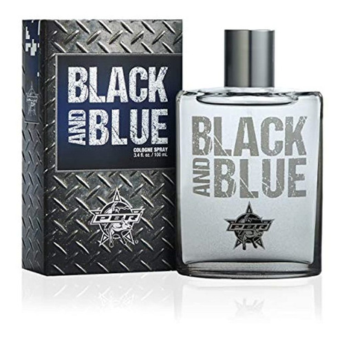 Black And Blue Cologne  Spray Corporal Para Hombres, 3.4 Oz