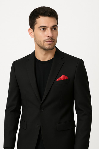 Blazer Microfibra Slim Masculino Forro Trabalhado Promoção Cinza Blazer 48