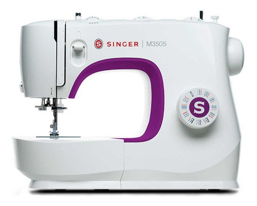 Máquina de coser recta Singer M3505 portable blanca 220V