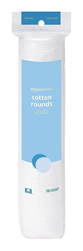 Basics Cotton Rounds Discos De Algodão Macio - 100 Unidades