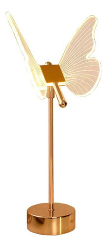 K Lámpara De Mesa T9 Butterfly Recargable Por Usb, Estilo