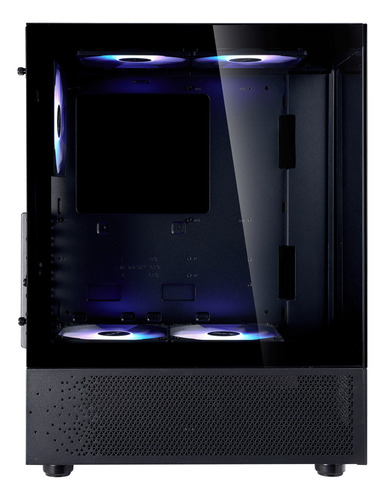 Gabinete Gamer Xpg Invader X Mini Argb Atx C/templado Negro