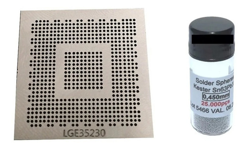 Stencil Lge35230 Lge 35230 Bga + Esferas 0.45mm 25k