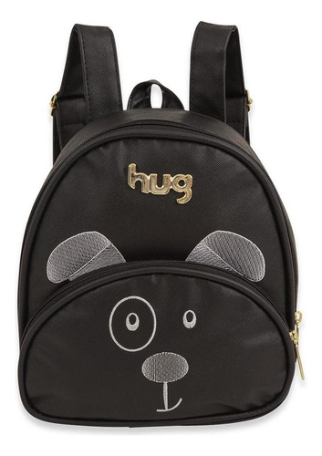 Mochila Fun Cachorro Preto Hug