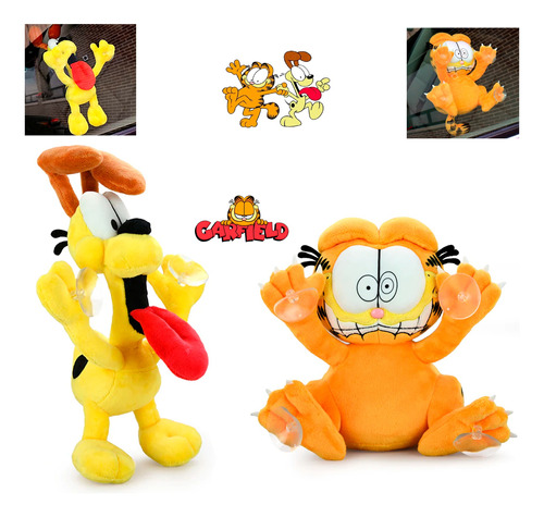 Garfield Y Odie 2 Peluches Suaves Originales