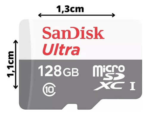 Cartão De Memória Micro Sd Sandisk Ultra 128gb Ultra