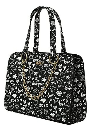 Xoxo Bolso De Mano Para Mujer Bolso Grande Con Estampado De