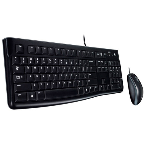 Logitech Mk120 Combo Teclado Y Mouse Usb Plug And Play Ñ