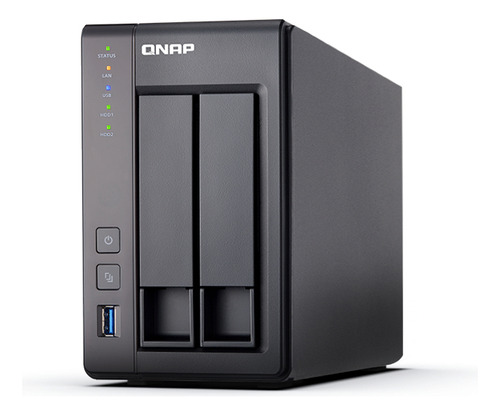 Servidor Nas Qnap Ts-251+ Ram 4gb En Caja Con Disco Hdd (Usado)