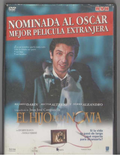 El Hijo De La Novia. Dvd Película Original Usado. Qqa.