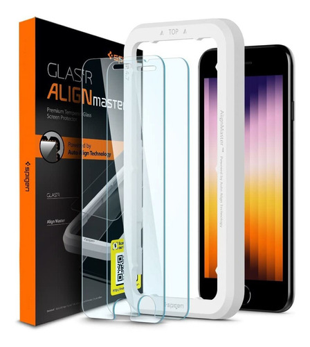 Spigen Protector De Pantalla De Vidrio Templado [glastr Ali.