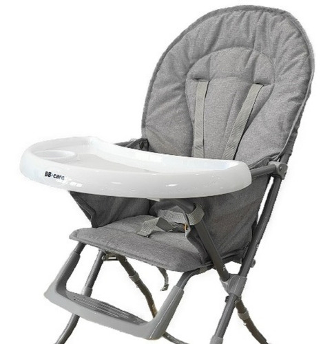 Imagen 2 de 5 de Silla De Comer Bebé Plegable Con Apoyapiés